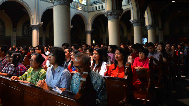 Misa Natal Gereja Katedral Jakarta