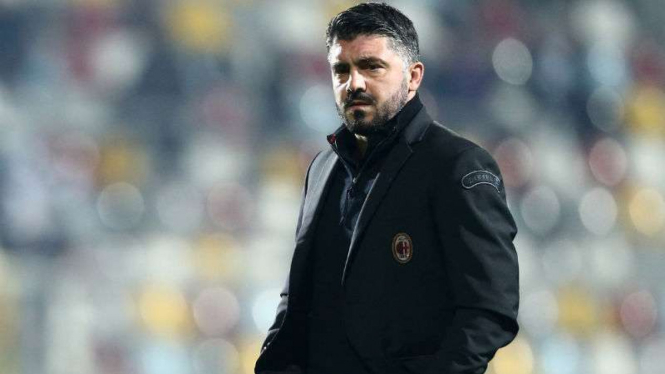 Pelatih AC Milan, Gennaro Gattuso.