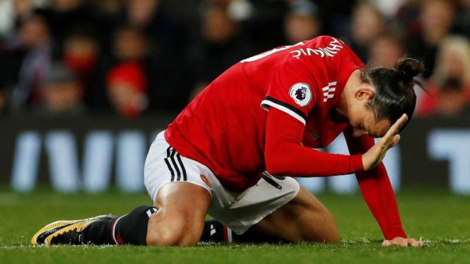 Penyerang Manchester United, Zlatan Ibrahimovic