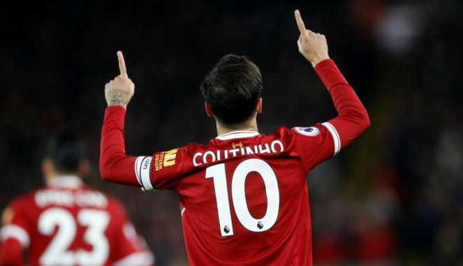 Gelandang serang Liverpool, Philippe Coutinho.