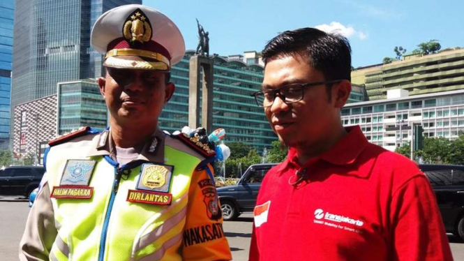 Direktur Lalu Lintas Polda Metro Jaya Komisaris Besar Halim Pagarra.