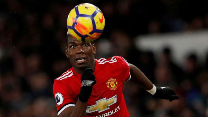 Gelandang Manchester United, Paul Pogba.