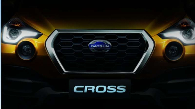 Teaser Datsun Cross.