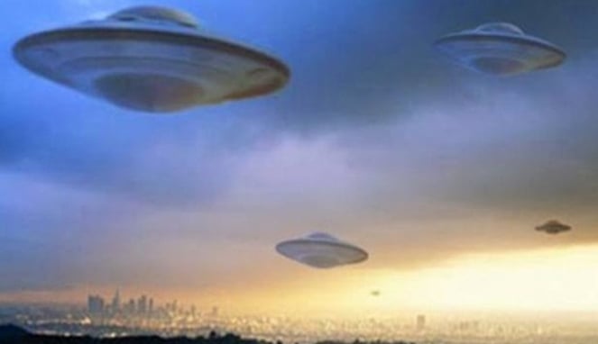 Ilustrasi UFO.