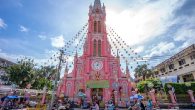 Gereja Tan Dinh Church di Vietnam