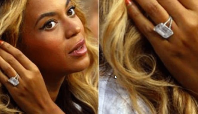 Cincin tunangan Beyonce