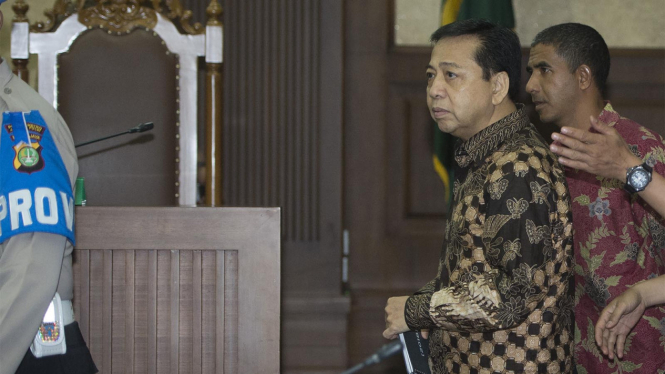 Sidang putusan Sela Setya Novanto