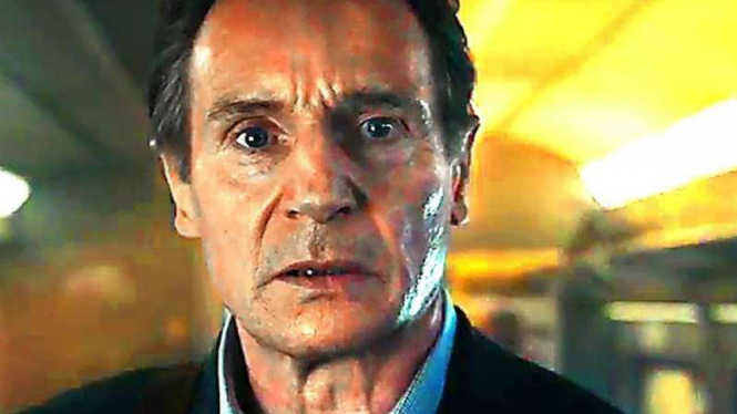 Liam Neeson di Film The Commuter.