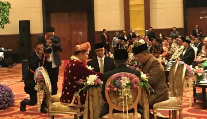 Pernikahan Alexandra Asmasoebrata dan keponakan Wakil Presiden Jusuf Kalla di Jakarta.