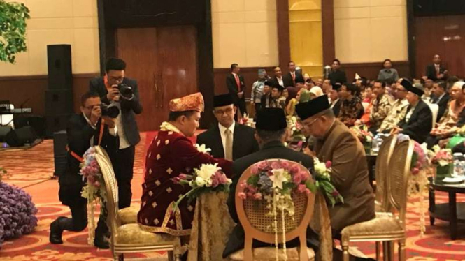 Pernikahan Alexandra Asmasoebrata dan keponakan Wakil Presiden Jusuf Kalla di Jakarta.