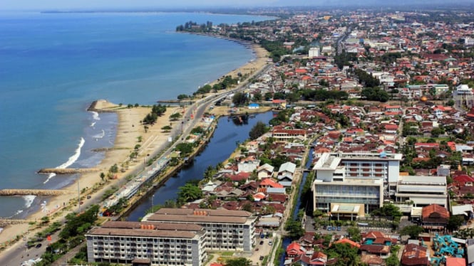 Obyek wisata Taplau di Padang