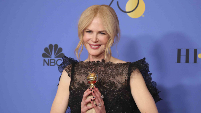 Nicole Kidman, pemenang Golden Globe 2018 kategori Best Aktris Seri atau Film Te