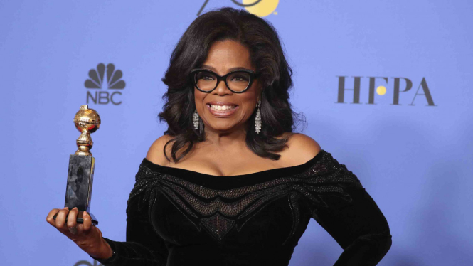 Oprah Winfrey, mendapatkan Cecil B. DeMille Award, penghargaan kehormatan Golden