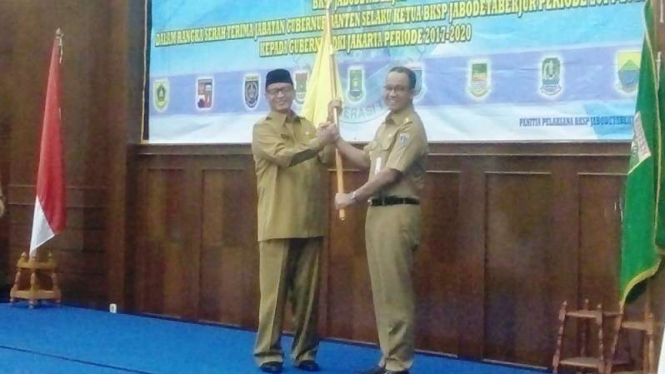 Gubernur DKI Jakarta Anies Baswedan menjabat Ketua BKSP Jabodetabekjur