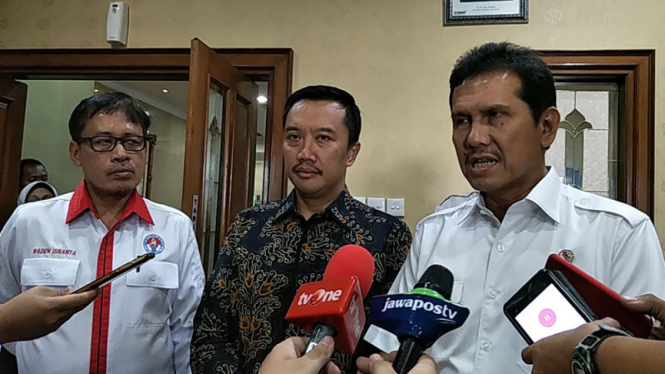 Menpora Imam Nahrawi dan MenpanRB Asman Abnur (Kanan).