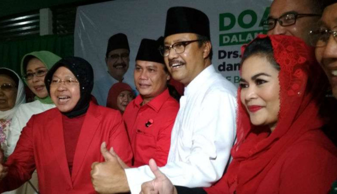 Arumi dan Puti Bikin Pendaftaran Cagub Jatim Gagal Fokus