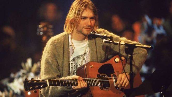 Vokalis Nirvana Kurt Cobain