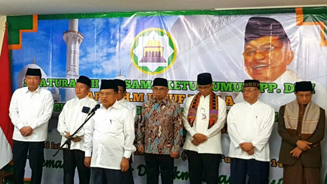 Ketua Dewan Masjid Indonesia (DMI) HM Jusuf Kalla.