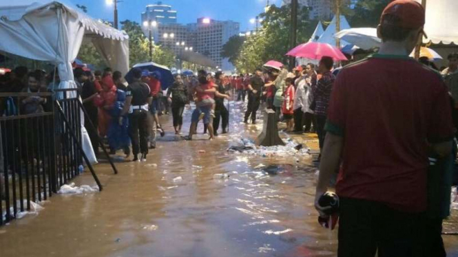 Suasana SUGBK, Indonesia Vs Islandia