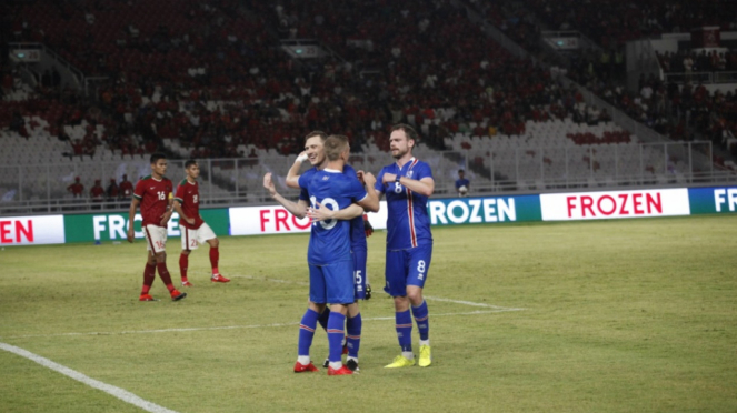 Duel Indonesia vs Islandia di SUGBK