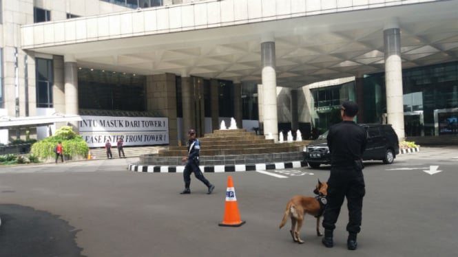 Situasi terkini di Gedung BEI Jakarta