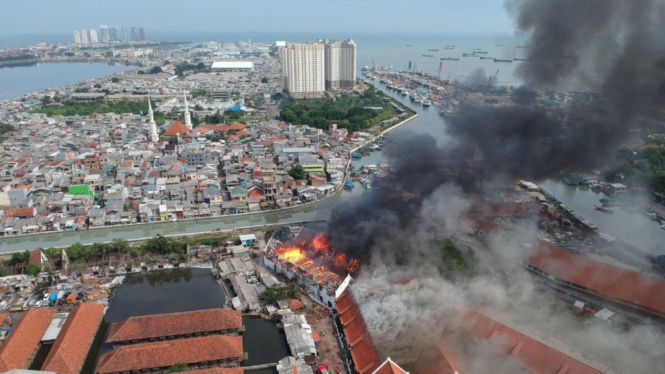 Kebakaran Museum Bahari Jakarta