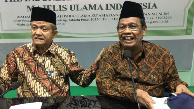 Jumpa pers Majelis Ulama Indonesia (MUI) terkait penghayat kepercayaan. 