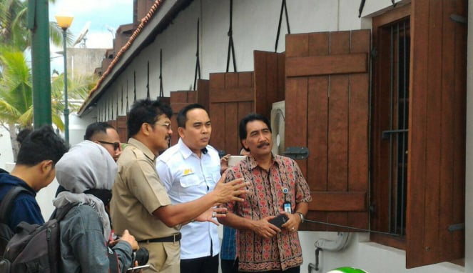 Pengecekan Museum Bahari pasca kebakaran.