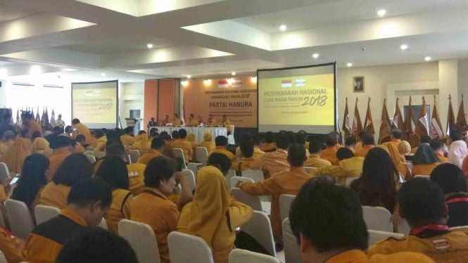 Munaslub Hanura untuk lengserkan Oesman Sapta Odang