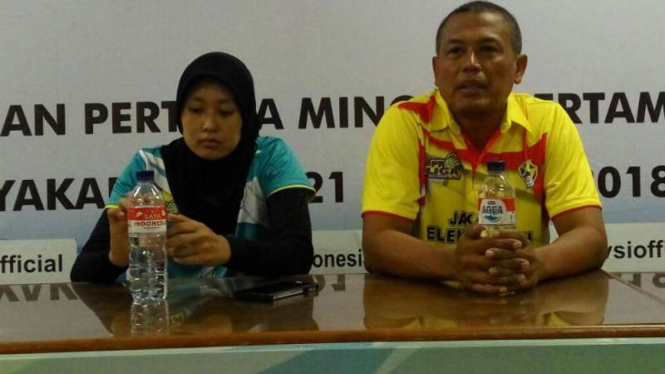 Pelatih tim putri Jakarta Pertamina Energi, Muhammad Ansori