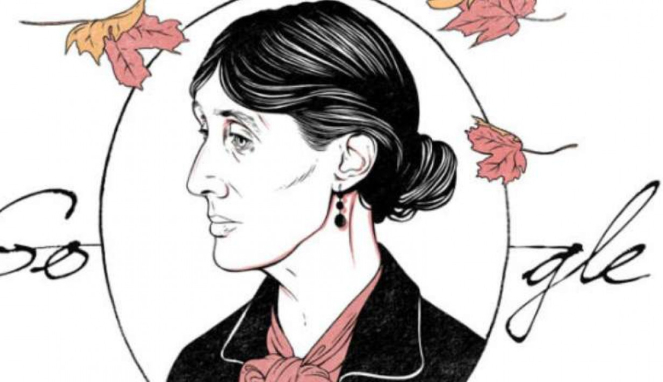 Doodle Virginia Woolf.