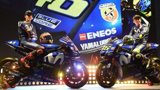 Peluncuran motor Yamaha YZR-M1 untuk MotoGP 2018