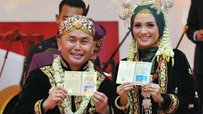 Gubernur Kalimantan Tengah, Sugianto Sabran dan istri