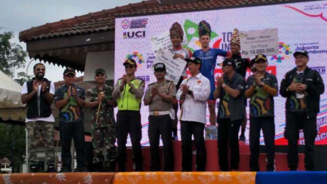Pemenang etape 1 Tour de Indonesia 2018