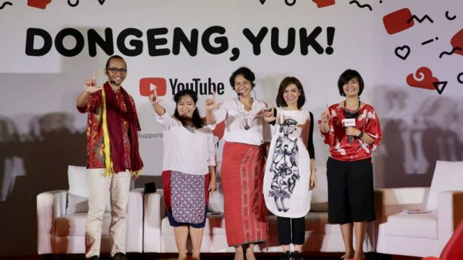 YouTube Bersama Ayo Dongeng Indonesia