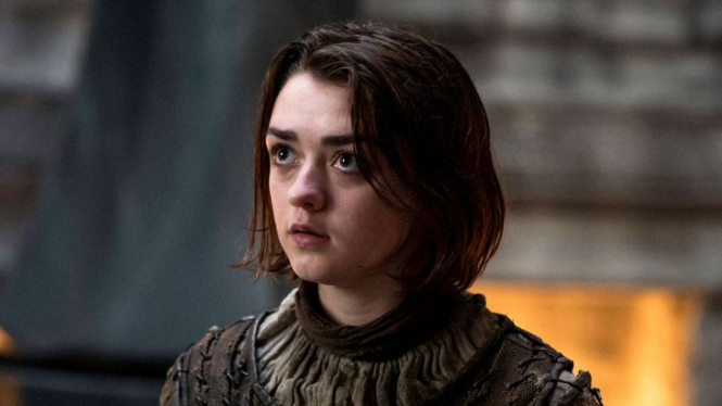Maisie Williams sebagai Arya Stark dalam serial HBO Game of Thrones (GoT).