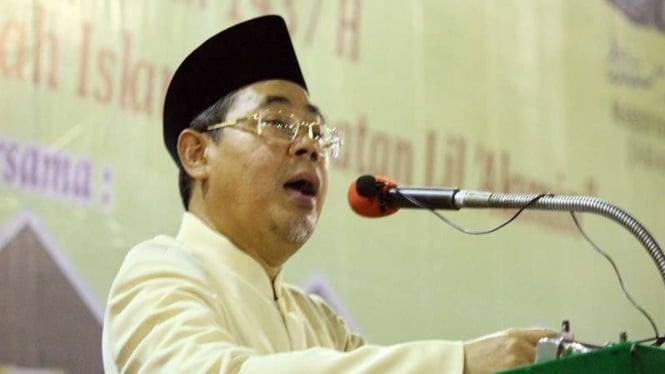 Ketua Umum Ikatan Dai Indonesia (Ikadi) Ahmad Satori Ismail