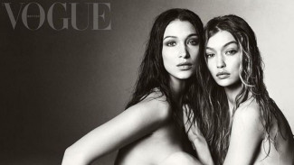 Gigi dan Bella Hadid Tampil Bugil di Vogue