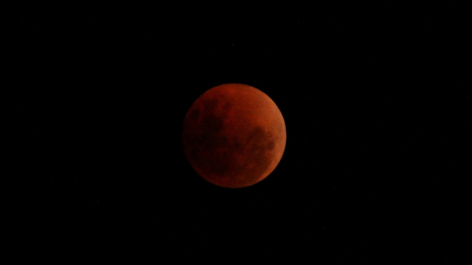 Fenomena Gerhana Bulan Super Blue Blood Moon