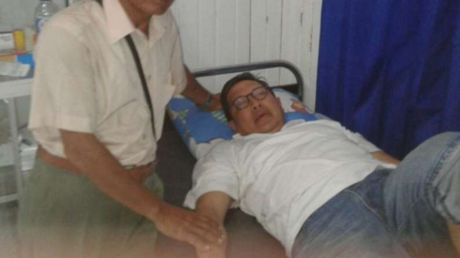 Menteri Agama Lukman Hakim Saifuddin terbaring di rumah sakit.