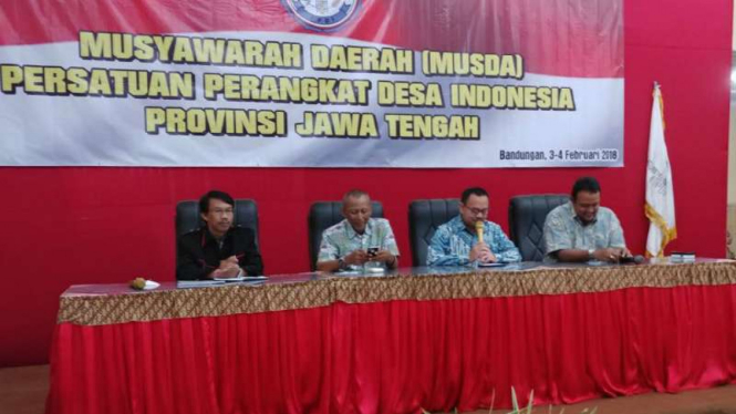 Sudirman Said dalam musyawarah daerah Persatuan Perangkat Desa Indonesia (PPDI) 