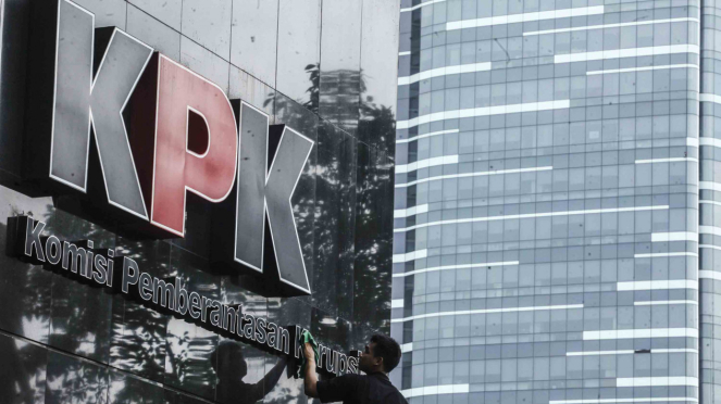 Kantor Komisi Pemberantasan Korupsi - KPK di Jakarta.
