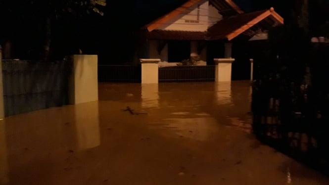 Banjir di kawasan Condet, Jakarta Timur