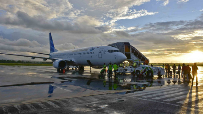 Bandara Internasional Lombok (LIA) di Praya, Lombok - Maskapai Garuda Indonesia