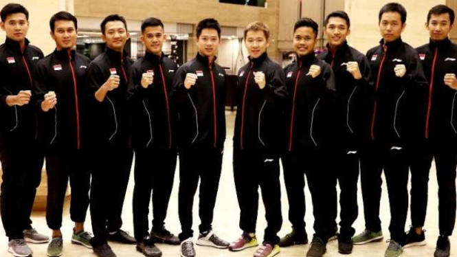 Tim Indonesia pada Kualifikasi Piala Thomas 2018