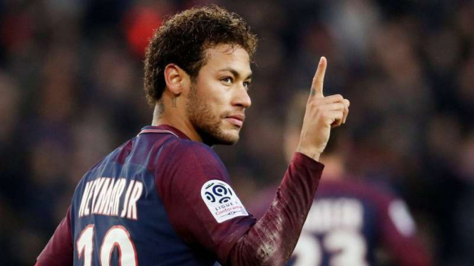 Penyerang Paris Saint-Germain (PSG), Neymar Jr