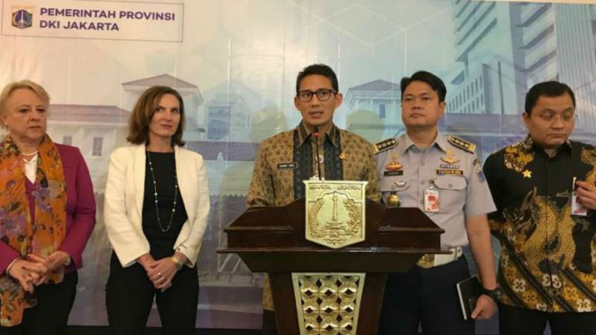 Wagub DKI Sandiaga Uno bertemu Dubes Swedia dan Dubes Austria