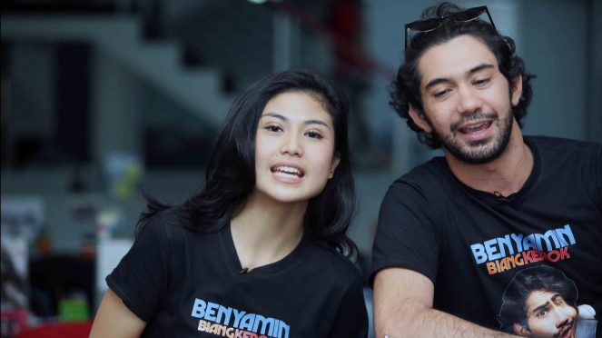 Pemain Film Benyamin Biang Kerok, Reza Rahadian dan Adelia Husein