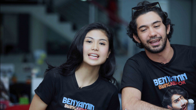 Pemain Film Benyamin Biang Kerok, Reza Rahadian dan Adelia Husein