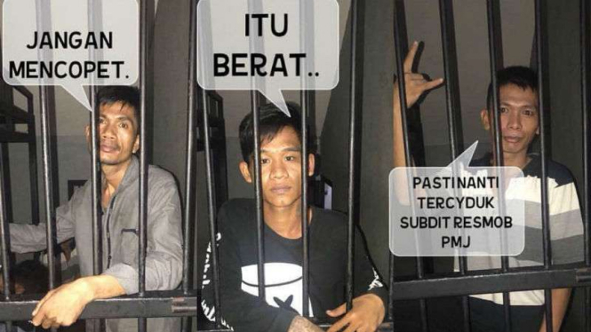 Komplotan pencopet di JPO Thamrin-Sudirman, Jakarta